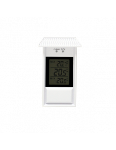 Thermomètre digital int./ext. - Sonde NTC embout inox - Pince/Béquille/ Ventouse/Aimant
