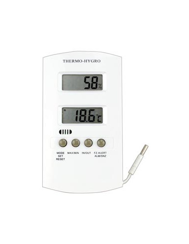 Détecteur de gaz CO2 - Thermomètre / Hygromètre ambiant - Alarme